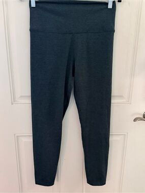 Quince Ultra Soft Leggings L | Heather Green High Rise